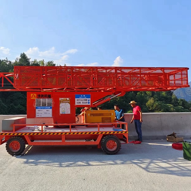 液壓(yā)橋梁落水管安(ān)裝施工設備功(gōng)能齊全