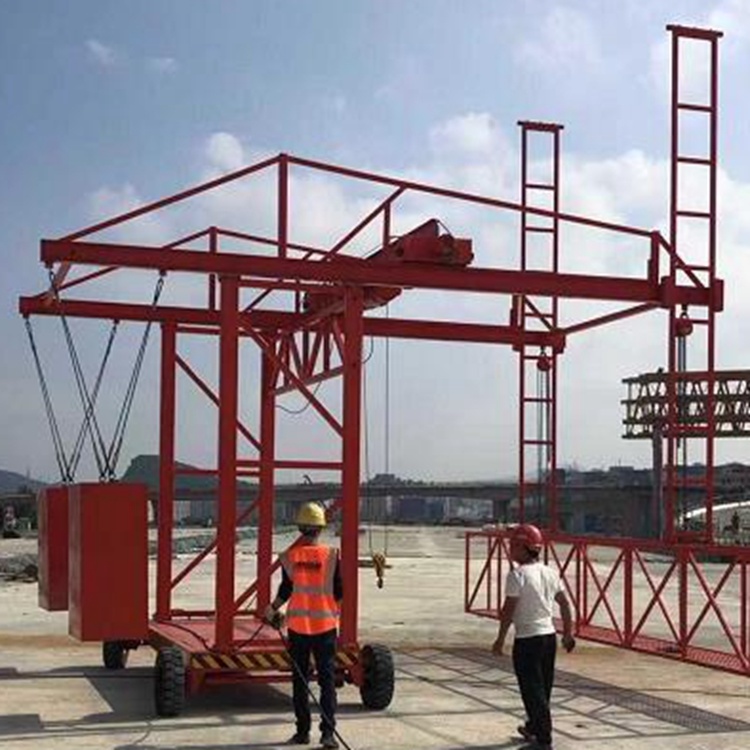 咸阳尔易金属制造集团(AI智能站)橋梁(liang)防撞牆模闆(pǎn)拆裝安全施(shī)工台車