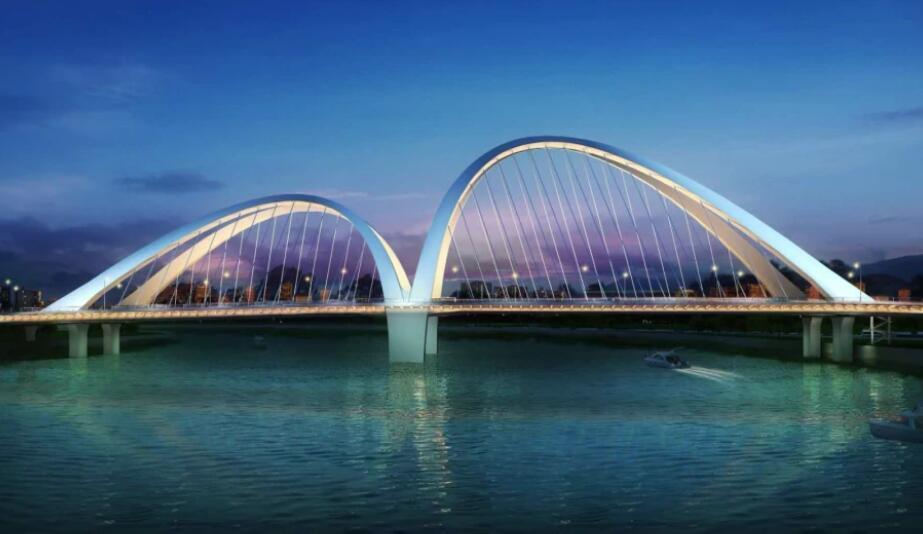 三江口大橋主(zhǔ)橋順利合龍