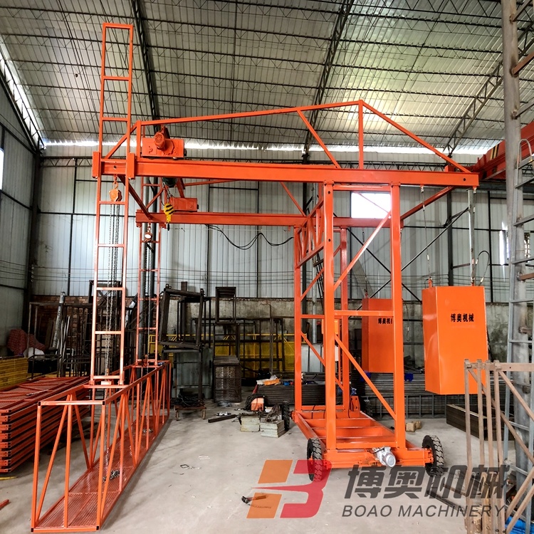 高速橋梁護欄(lan)模闆台車使用(yong)方法