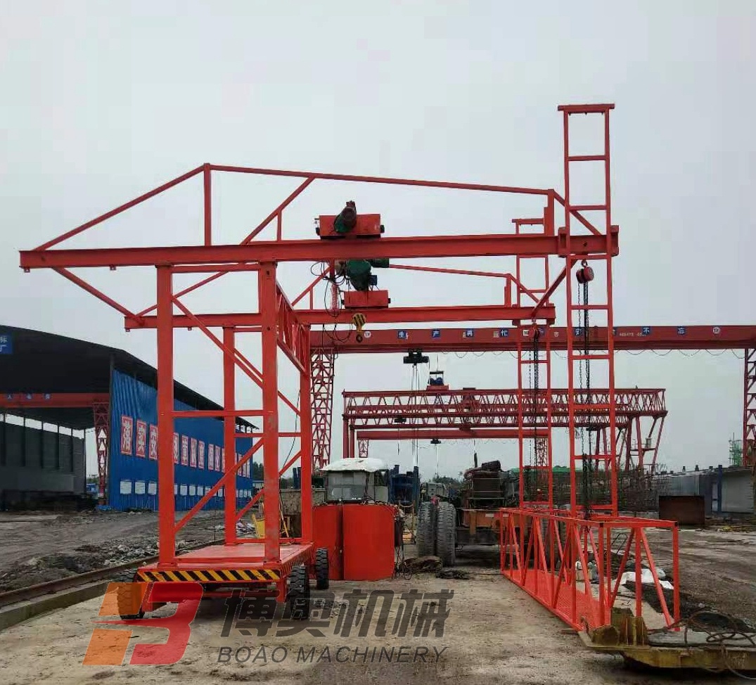 新型橋梁防撞(zhuang)牆模闆施工台(tái)車