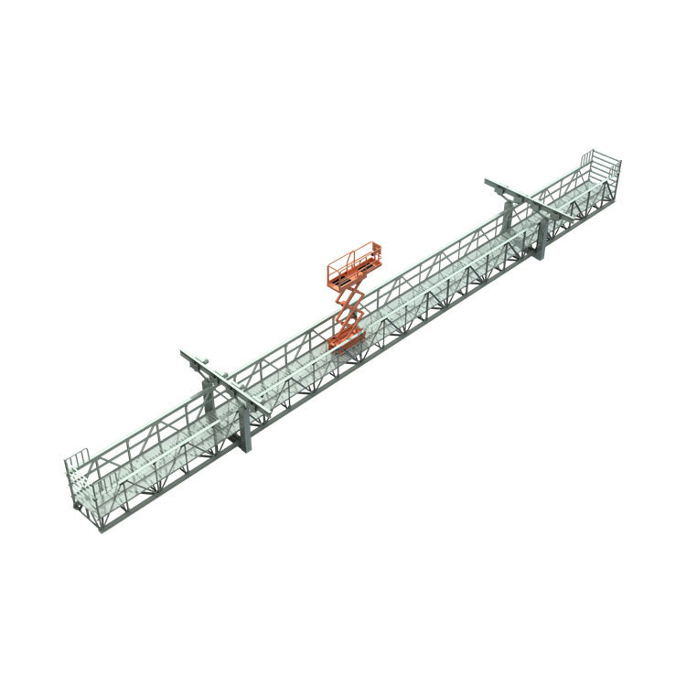橋梁施工(gong)吊籃受歡迎就(jiù)是因爲其結構(gòu)簡單施工方便(bian)
